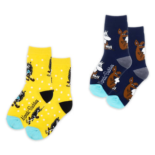Moomintroll, Sniff and Stinky Kids Socks, Double Pack