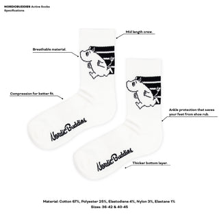 Moomintroll Active Crew Men's Socks