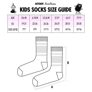 Snorkmaiden And Little My Kids Socks, Double Pack
