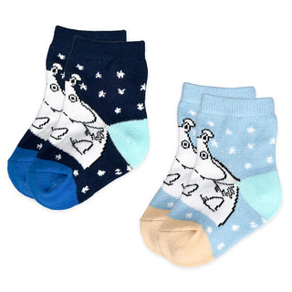 Moomintroll Baby Socks, Double Pack