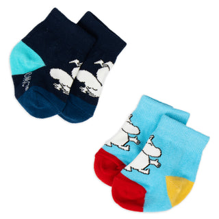 Moomintroll Baby Socks, Double Pack