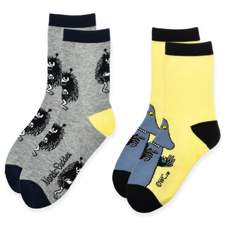 Stinky And Groke Kids Socks, Double Pack