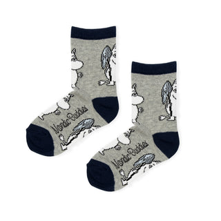 Groke & Moomintroll Kids Socks, Double Pack
