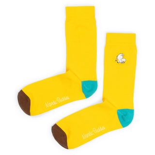 Moomintroll Embroidery Men Socks
