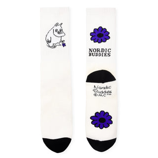 Moomintroll's Flower Men's Retro Socks