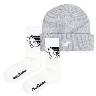 Moomintroll Active Socks and Beanie Combo