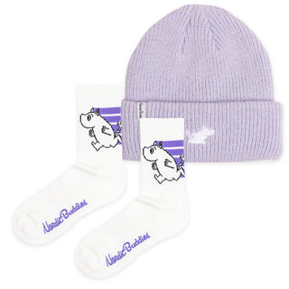 Moomintroll Active Socks and Beanie Combo