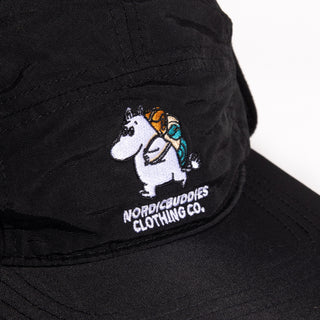 Moomintroll Puffer Mittens and Nylon Cap Combo