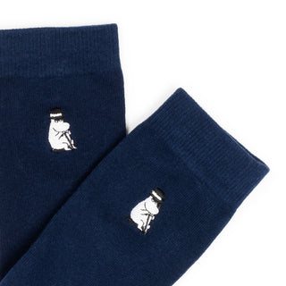 Moominpappa Relaxing Embroidery Men Socks