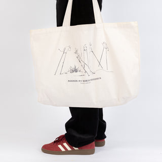 Moomin Novels Large Tote Bag