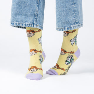 Pippi & Little Old Man Women's Socks