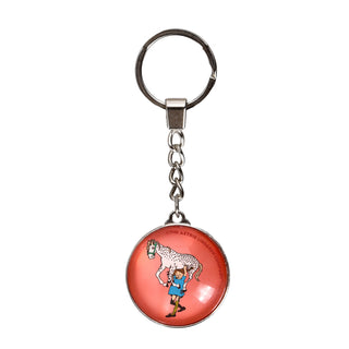 Pippi Glass Key Ring