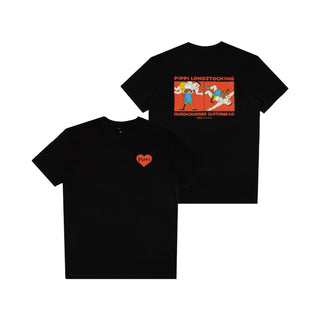 Pippi Wrestling T-Shirt