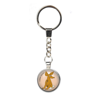 Sniff Happy Key Ring