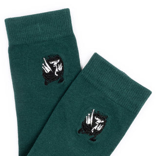 Stinky's Getaway Embroidery Men Socks