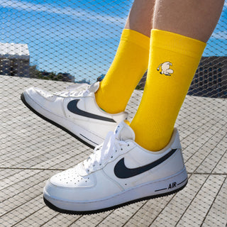 Moomintroll Embroidery Men Socks