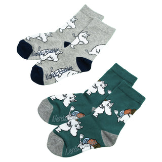 Moomintroll Kids Socks, Double Pack