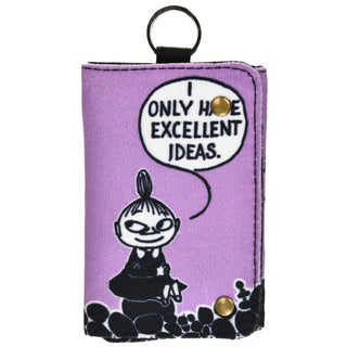 Little My Idea Canvas Wallet - Purple