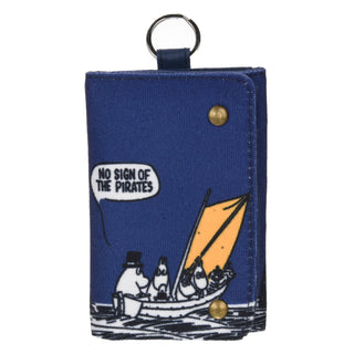 Moomins At The Sea Canvas Wallet - Navy Blue