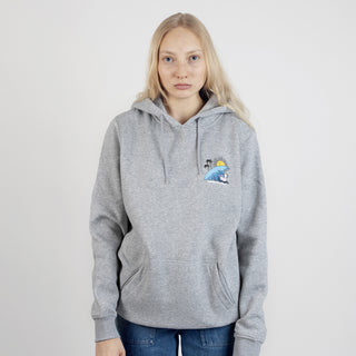 Hattifatteners Surf Trip Hoodie Unisex - Grey