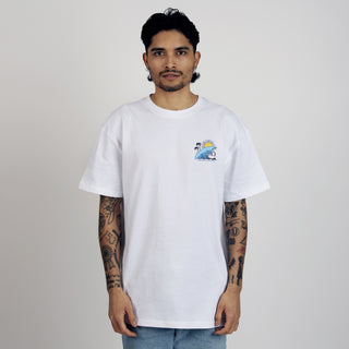 Hattifatteners Surf Trip T-Shirt Unisex - White