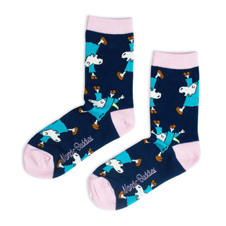 Mr. Clutterbuck Women's Socks - Navy