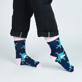 Mr. Clutterbuck Women's Socks - Navy