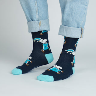 Mr. Clutterbuck Men Socks - Blue