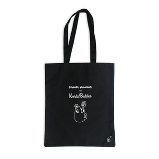 Mr. Clutterbuck Tote Bag - Black