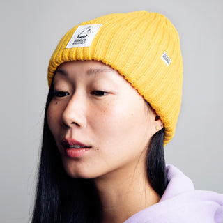 The Canine Kalevala Winter Hat Beanie Adult - Yellow