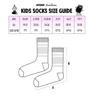 Moomintroll Kids Socks - Blue