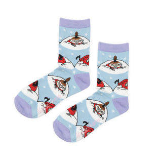 Little My Winter Women's Socks - Baby Blue