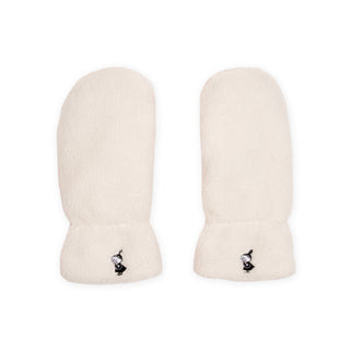 Little My Fluffy Mittens Adult - White/Light Pink