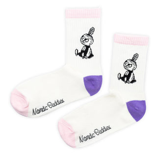 Little My Pranking Women's Retro Socks - White