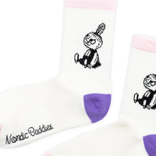 Little My Pranking Women's Retro Socks - White