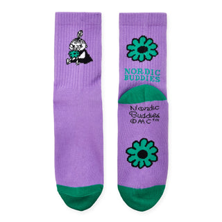 Little My Flower Women's Retro Socks - Lilac