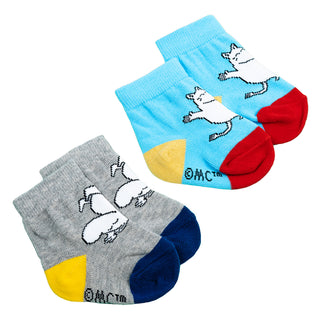 Baby Double Pack Moomintroll Socks