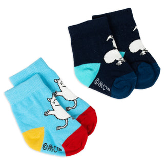 Baby Double Pack Moomintroll Socks