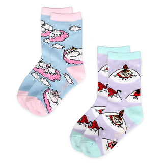 Kids Double Pack Socks - Snorkmaiden & Little My