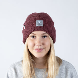 Moominmamma Winter Hat Beanie Adult - Burgundy