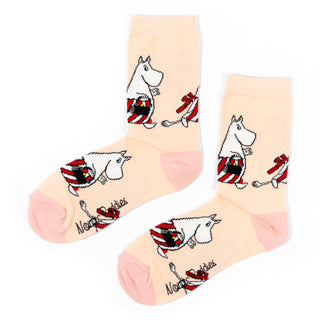 Moominmamma Running Errands Women´s Socks - Light Pink