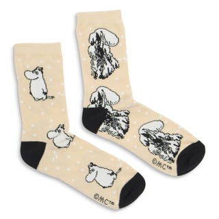 Exclusive Collection Moomintroll Winterland Women´s Socks - Beige