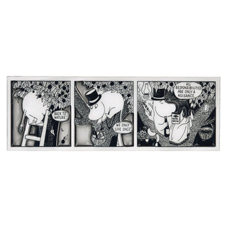 Moominpappa Magnet Comic Strip