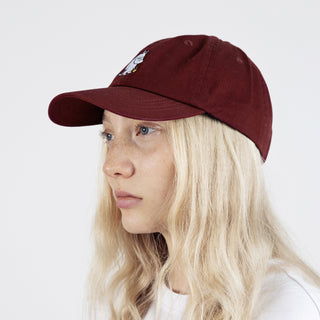 Moomintroll's Flower Adult Cap - Burgundy