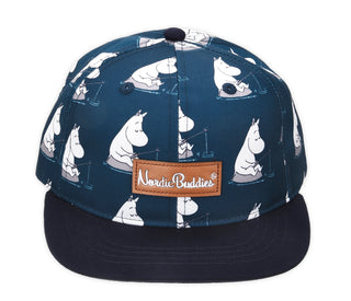 Muumipeikko Kalastus Flat Cap Kids - Sininen (kopio)