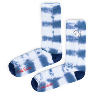 Moomintroll Tie Dye Men Socks - Blue