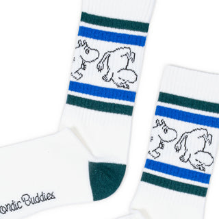 Moomintroll Men Retro Socks - White