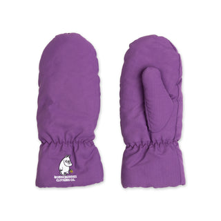 Moomintroll Puffer Mittens and Nylon Cap Combo - Purple