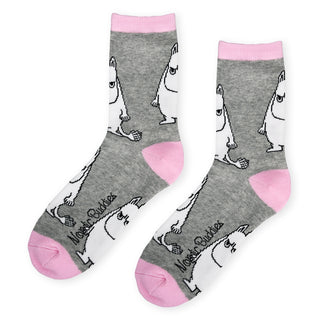 Moomintroll's Temper Women's Socks - Grey