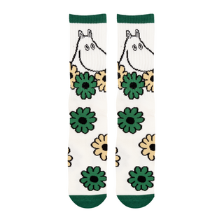 Moomintroll Flowers Men's Retro Socks